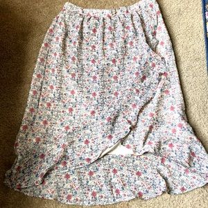 Madewell Faux Wrap Skirt